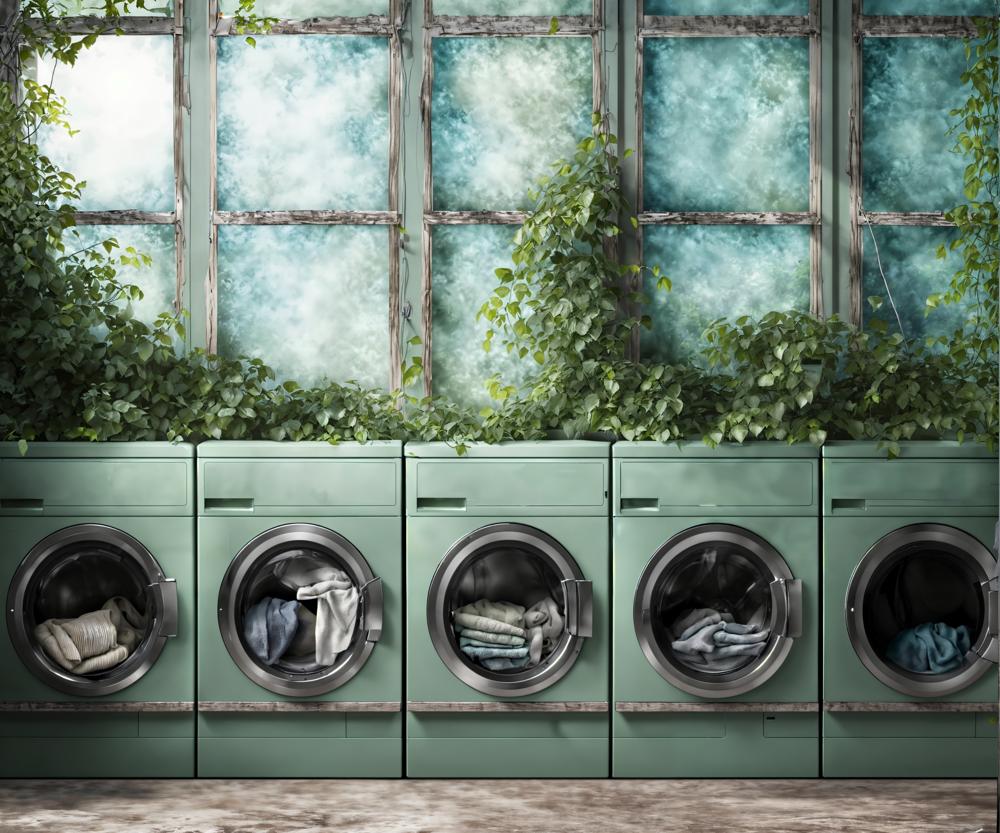 Kate Green Plant Washing Machine Backdrop for Photography