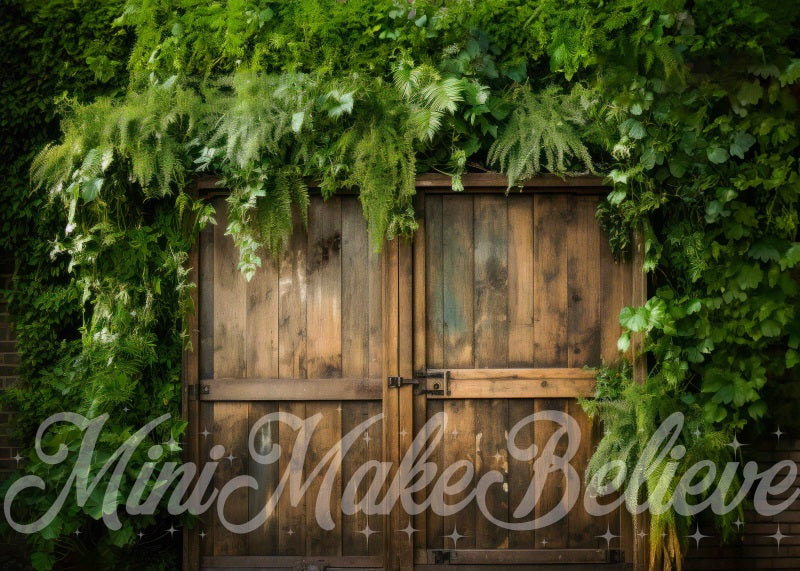 Kate Barn Doors Lush Foilage Ivy Backdrop Designed by Mini MakeBelieve