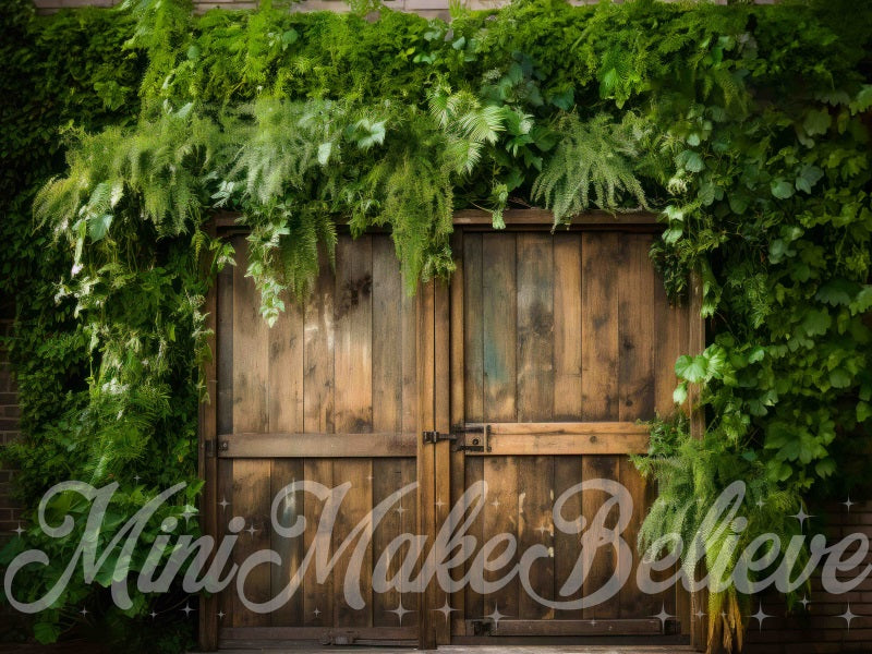 Kate Barn Doors Lush Foilage Ivy Backdrop Designed by Mini MakeBelieve