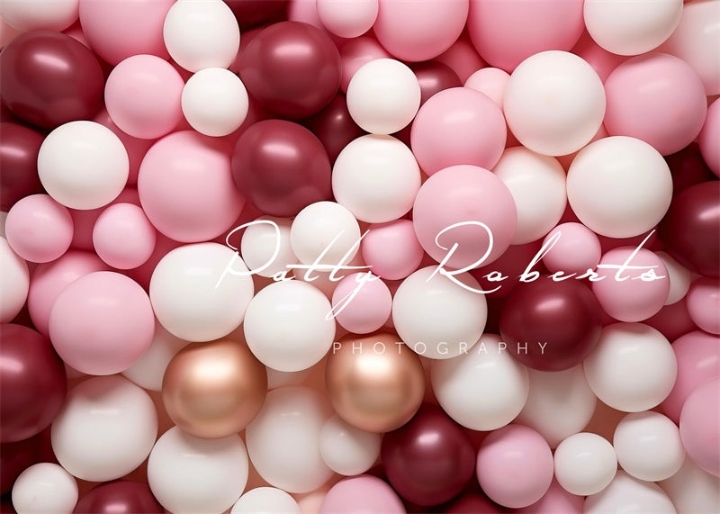 Kate Pink Shades Balloon Wall Backdrop Designed by Patty Robertss