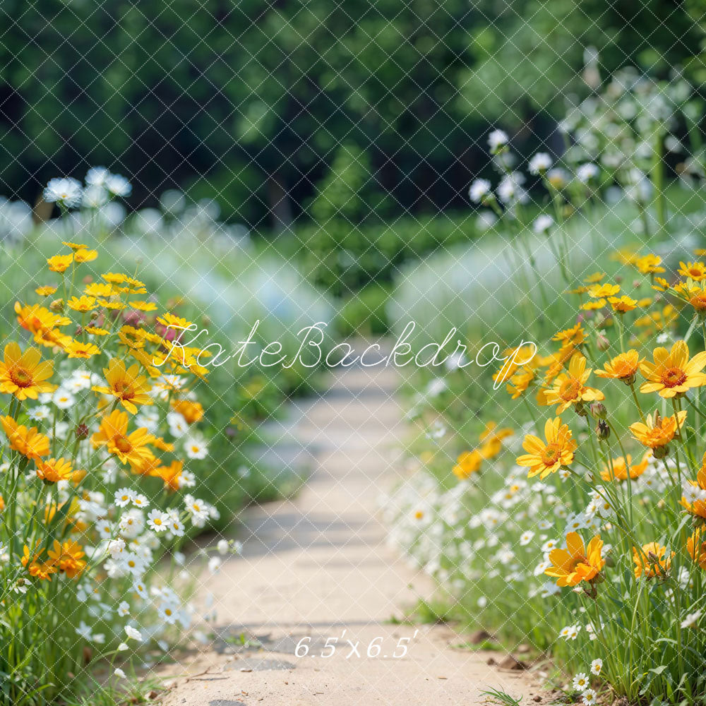 Kate Spring Flower Path Backdrop Designed by Emetselch