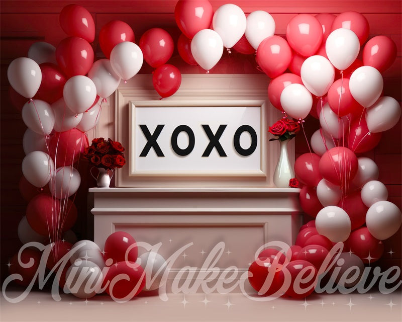 Kate Red Interior Bake Shop Backdrop Designed by Mini MakeBelieve