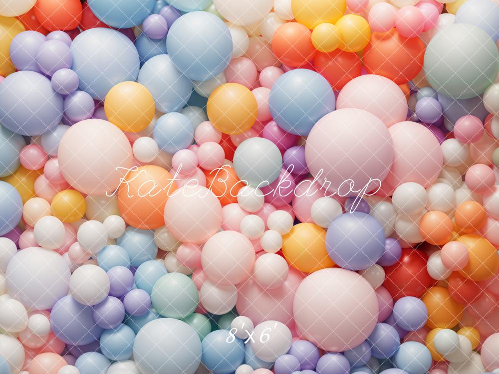 Kate Colorful Balloons Backdrop Designed by Emetselch