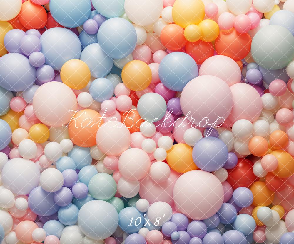 Kate Colorful Balloons Backdrop Designed by Emetselch