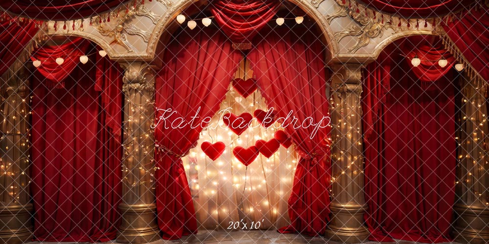 Kate Valentine Love Arch Stage Backdrop Designed by Chain Photography