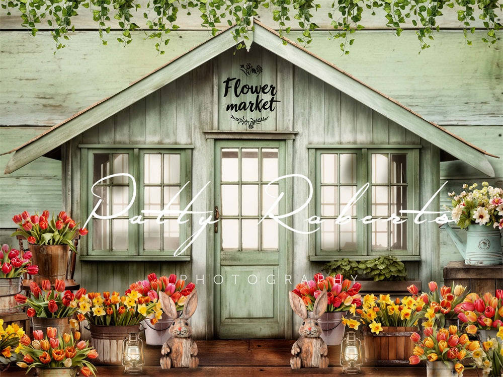 Kate Easter Flower Market Backdrop Designed by Patty Robertss