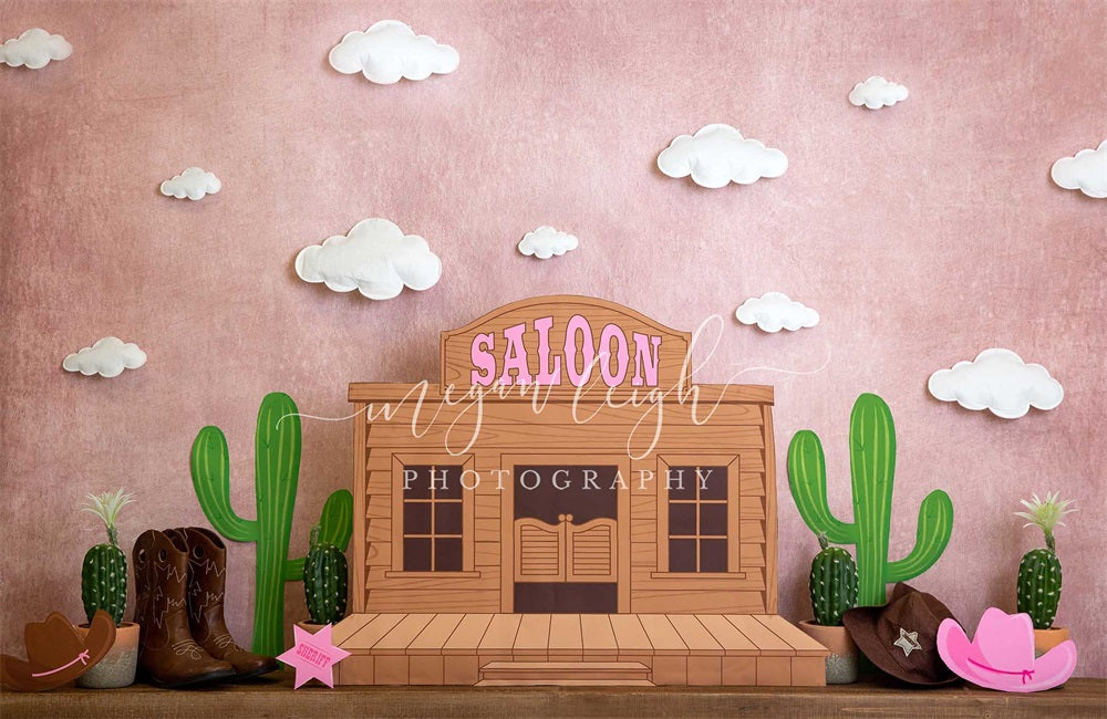 Kate Cowgirl Saloon Backdrop Designed by Megan Leigh Photography