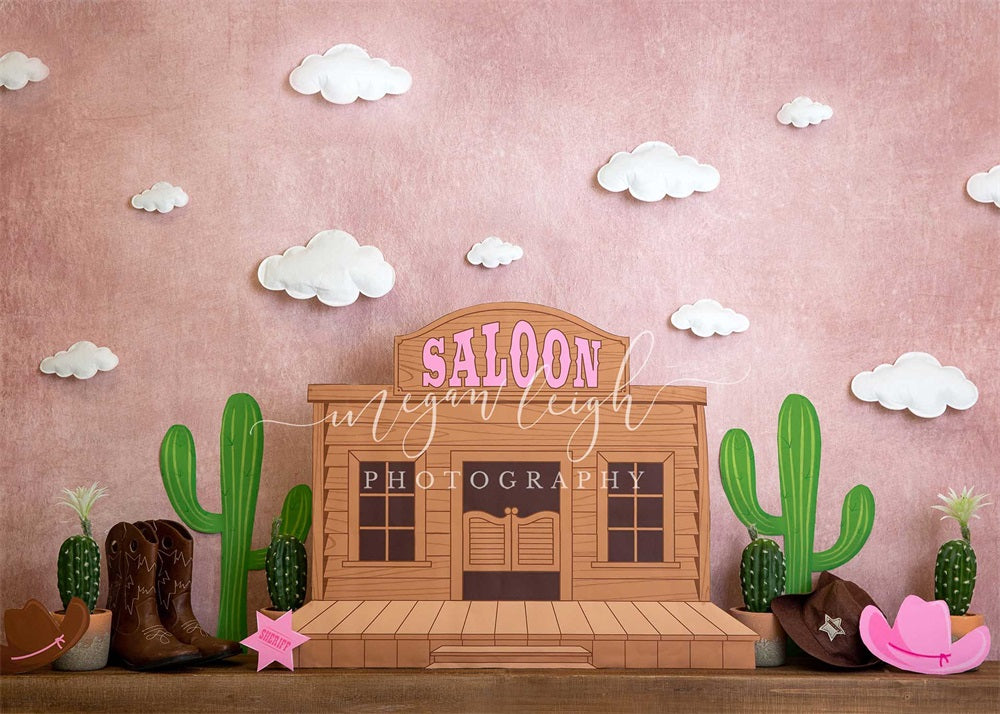 Kate Cowgirl Saloon Backdrop Designed by Megan Leigh Photography