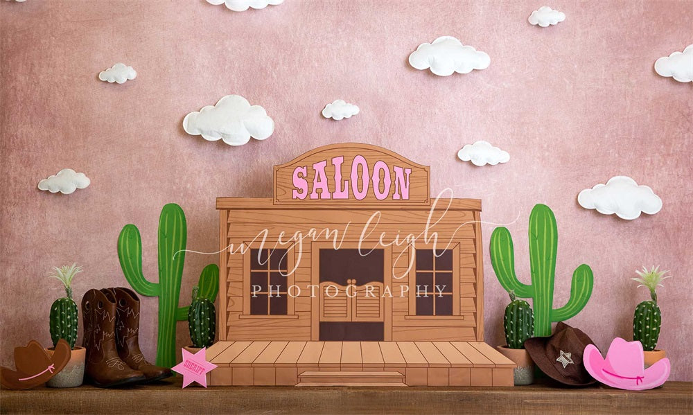 Kate Cowgirl Saloon Backdrop Designed by Megan Leigh Photography