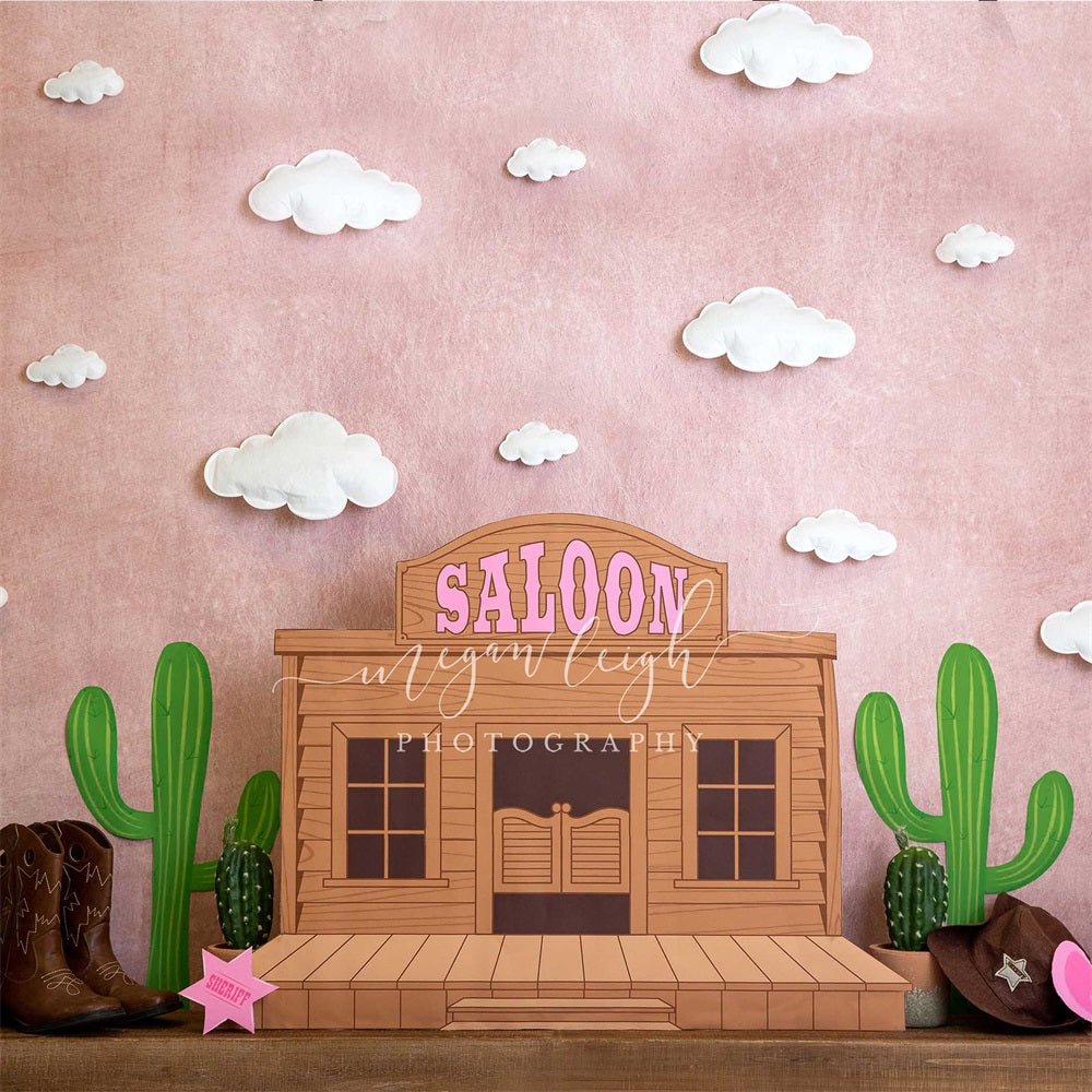 Kate Cowgirl Saloon Backdrop Designed by Megan Leigh Photography