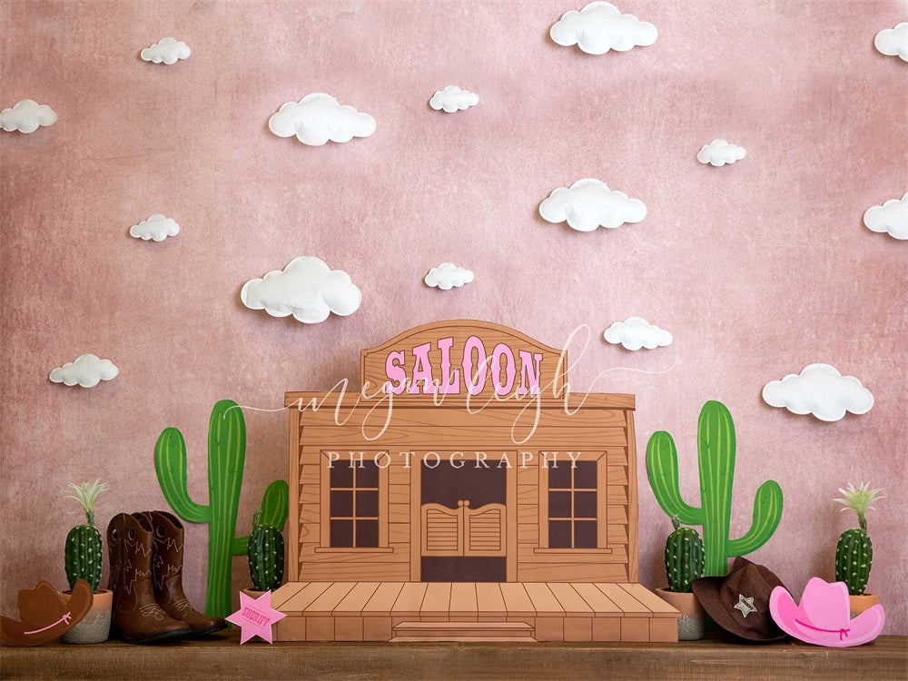 Kate Cowgirl Saloon Backdrop Designed by Megan Leigh Photography