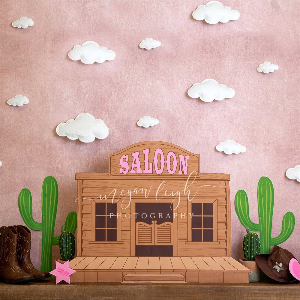 Kate Cowgirl Saloon Backdrop Designed by Megan Leigh Photography