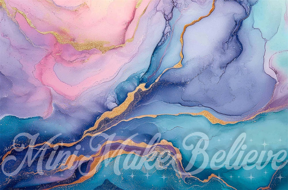 Kate Pastel Marble Backdrop Designed by Mini MakeBelieve