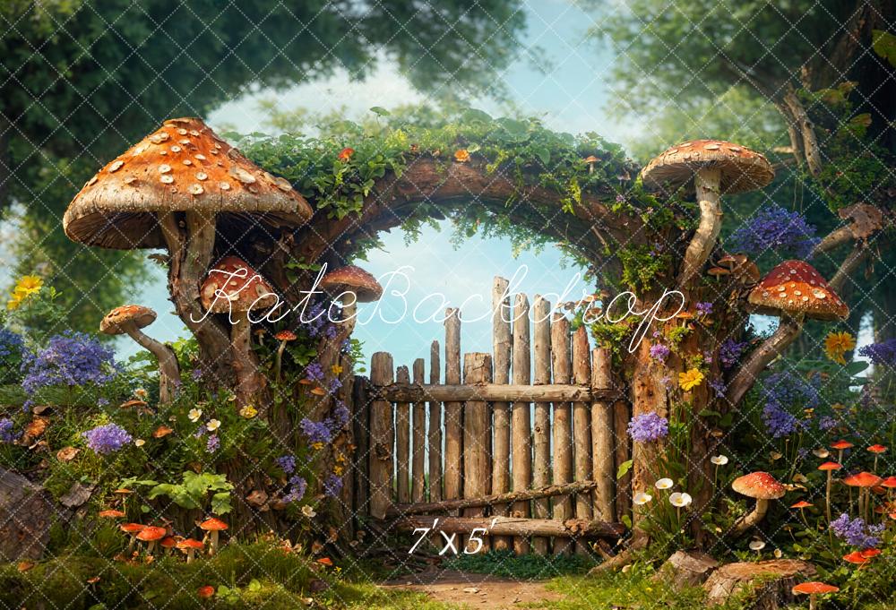 Kate Fairytale Mushroom Backdrop Designed by Chain Photography