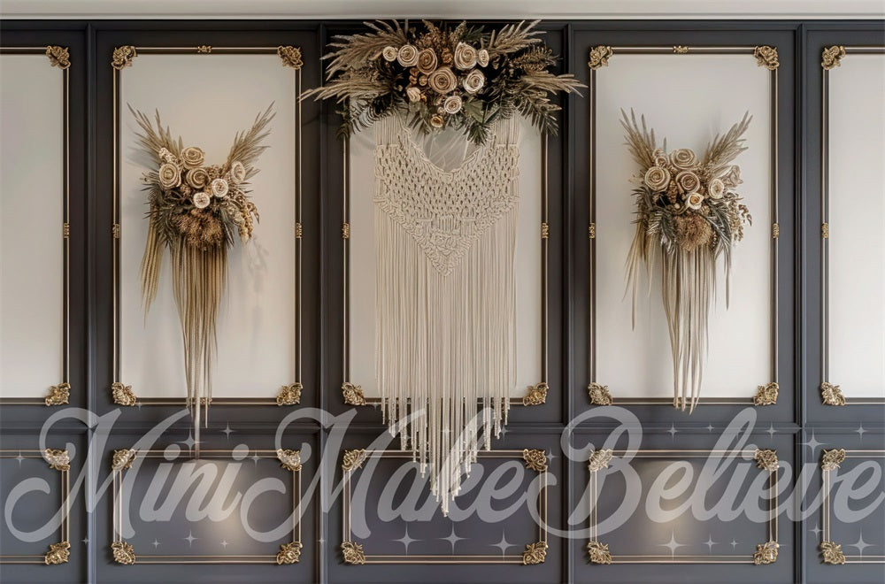 Kate Mother's Day Backdrop Darl Wall Macrame Floral Designed by Mini MakeBelieve