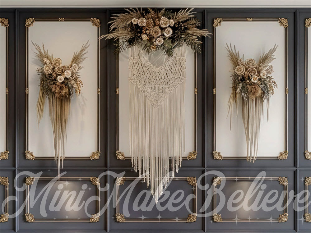 Kate Mother's Day Backdrop Darl Wall Macrame Floral Designed by Mini MakeBelieve