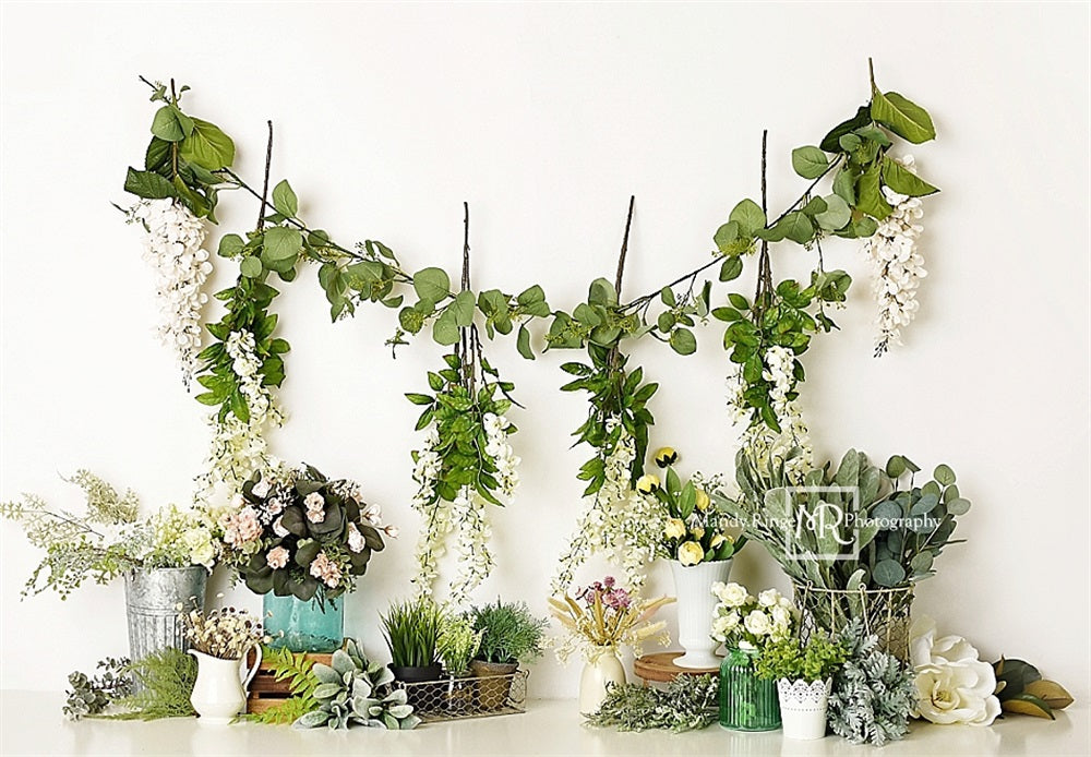 Kate Simple Spring Wildflowers Backdrop Designed by Mandy Ringe Photography