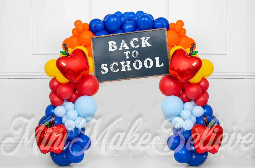 Kate Arch Back to School Balloon Backdrop Designed by Mini MakeBelieve