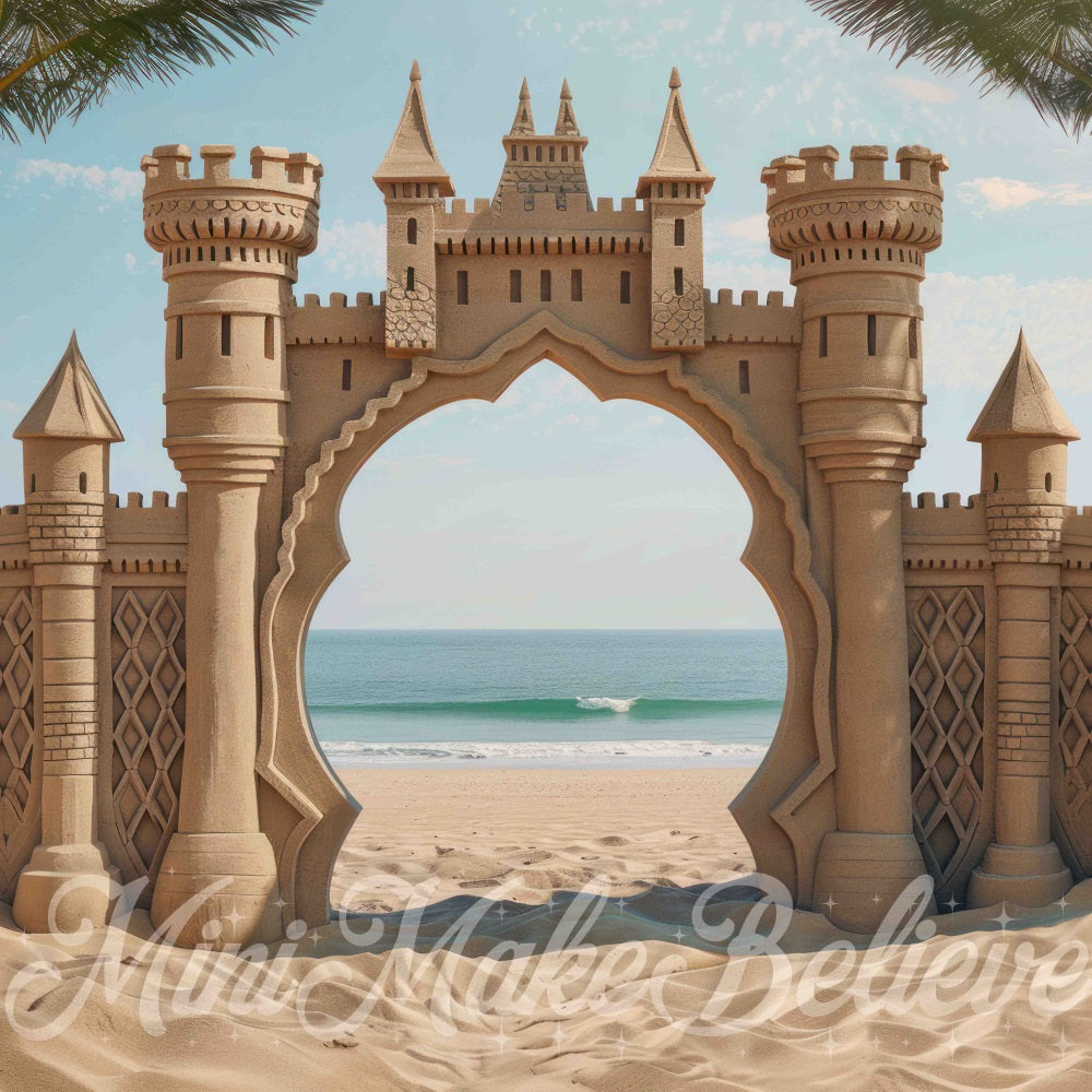 Kate Sandcastle Backdrop Designed by Mini MakeBelieve