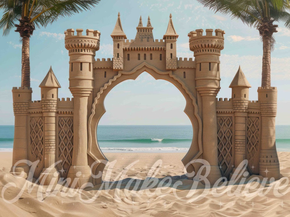 Kate Sandcastle Backdrop Designed by Mini MakeBelieve