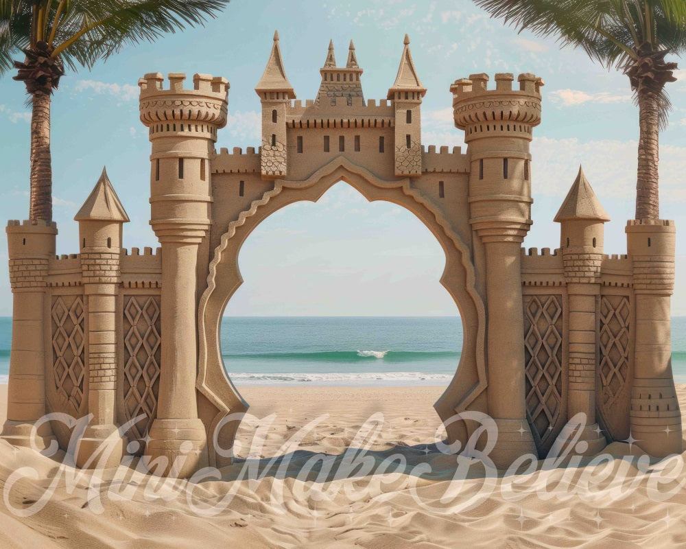 Kate Sandcastle Backdrop Designed by Mini MakeBelieve