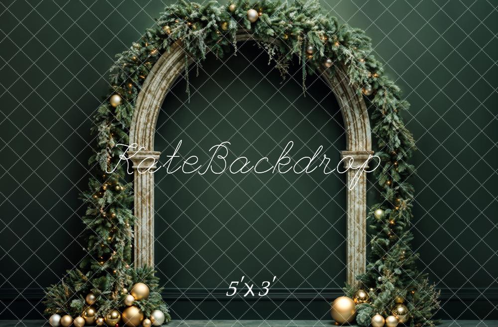 Kate Green Christmas Arch Backdrop Designed by Emetselch