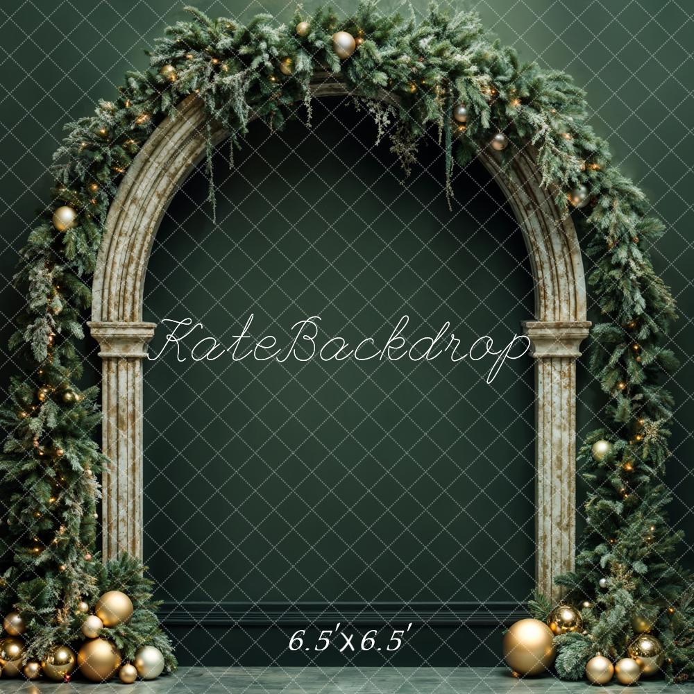 Kate Green Christmas Arch Backdrop Designed by Emetselch