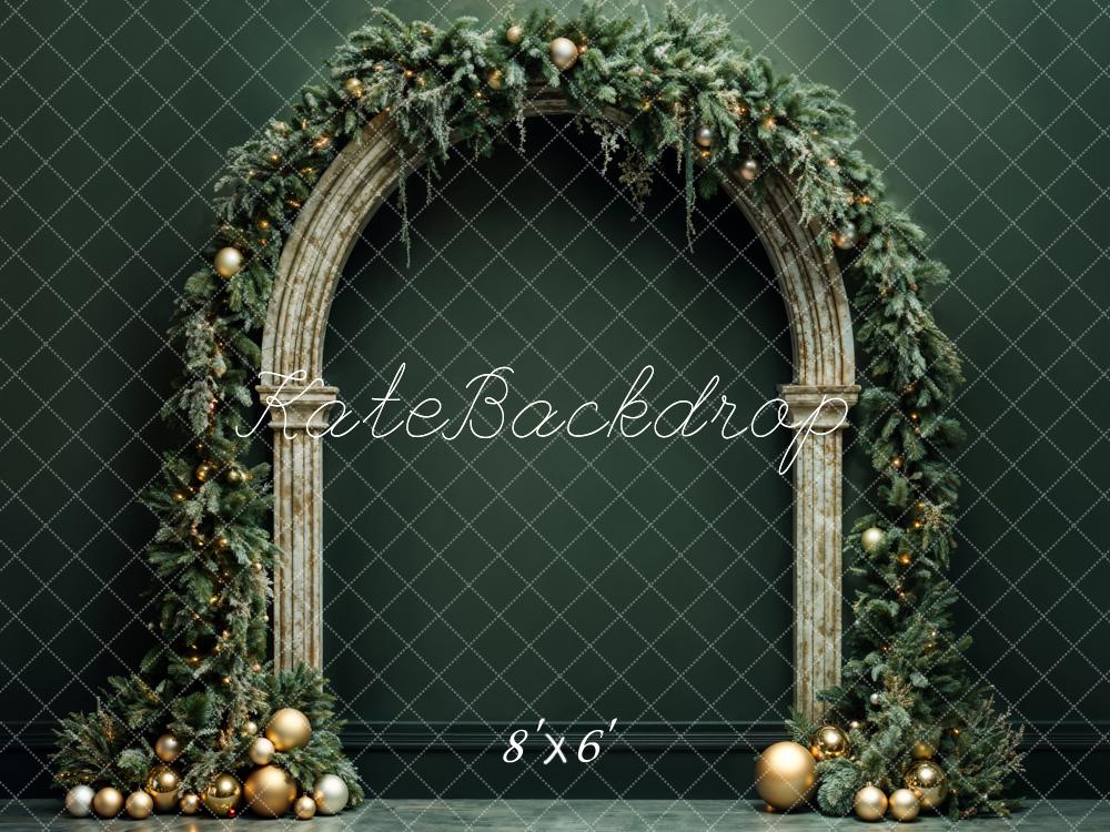 Kate Green Christmas Arch Backdrop Designed by Emetselch