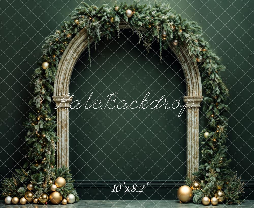 Kate Green Christmas Arch Backdrop Designed by Emetselch