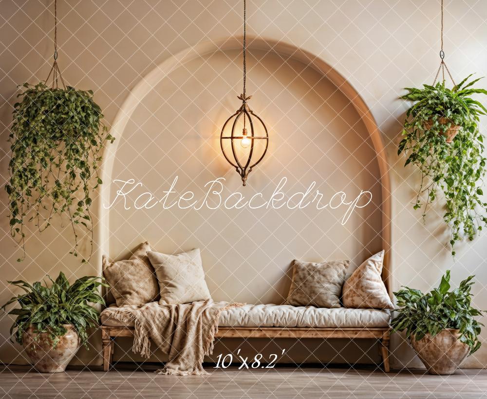 Kate Boho Green Arch Backdrop Designed by Emetselch