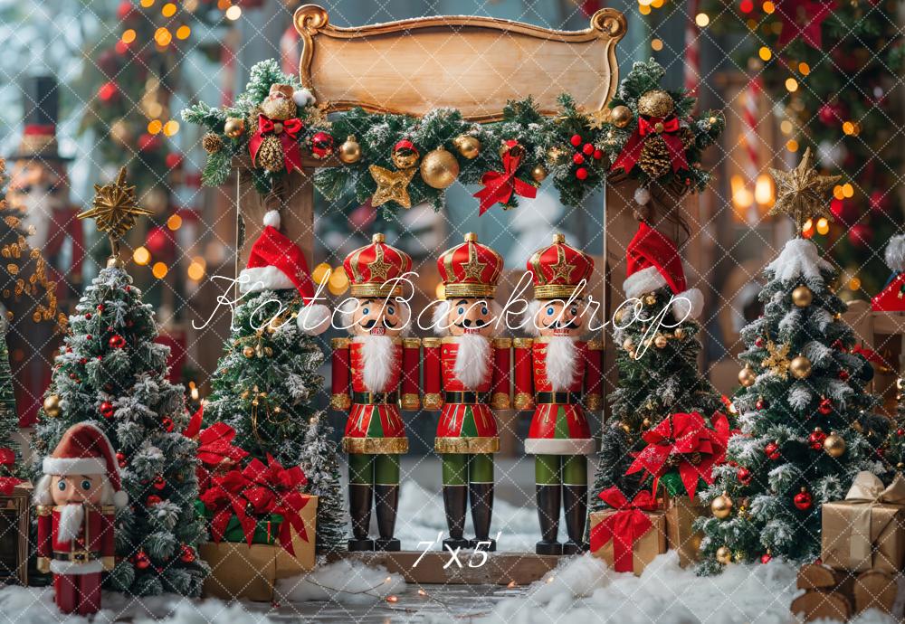 Kate Christmas Nutcracker Backdrop Designed by Emetselch