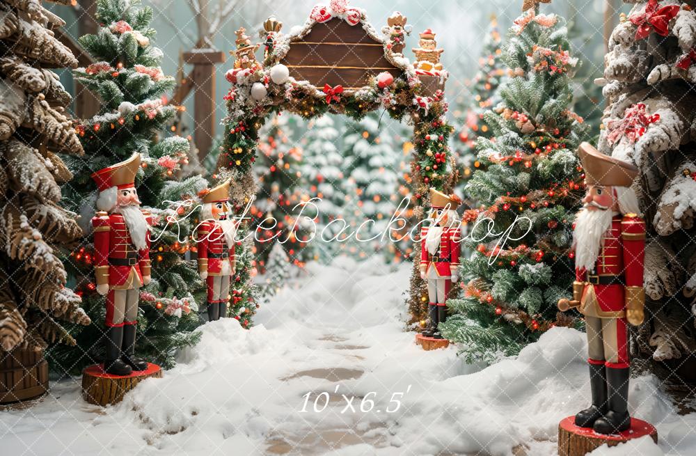 Kate Snow Christmas Nutcracker Backdrop Designed by Emetselch