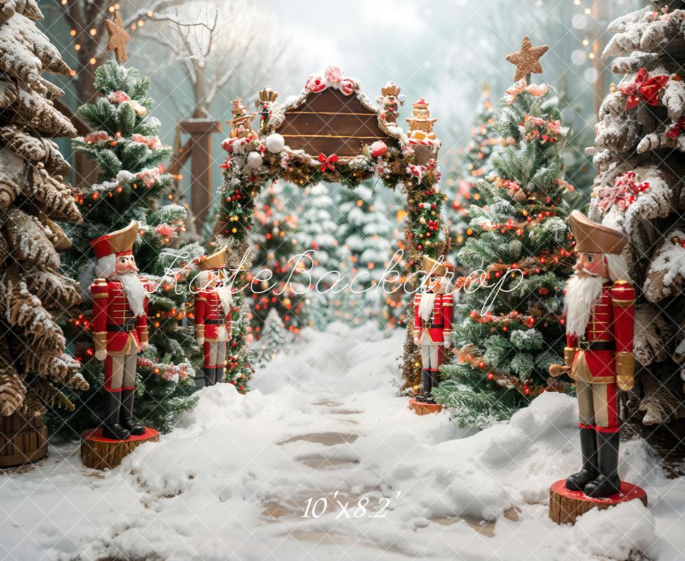 Kate Snow Christmas Nutcracker Backdrop Designed by Emetselch