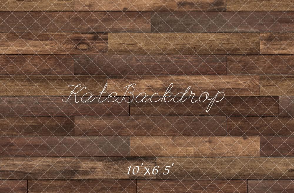 Kate Horizontal Striped Wooden Floor Backdrop Designed by Kate Image