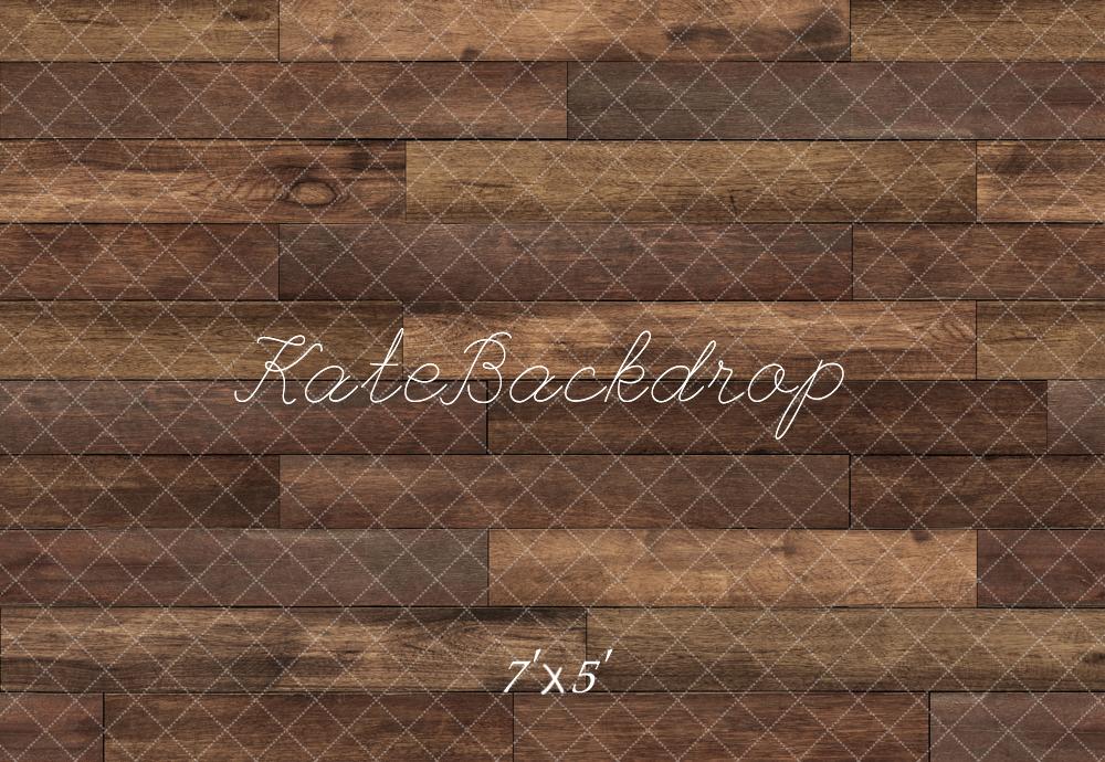 Kate Horizontal Striped Wooden Floor Backdrop Designed by Kate Image