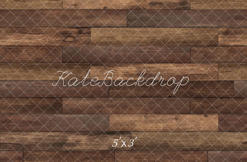 Kate Horizontal Striped Wooden Floor Backdrop Designed by Kate Image