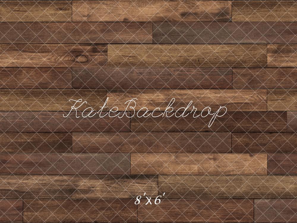 Kate Horizontal Striped Wooden Floor Backdrop Designed by Kate Image