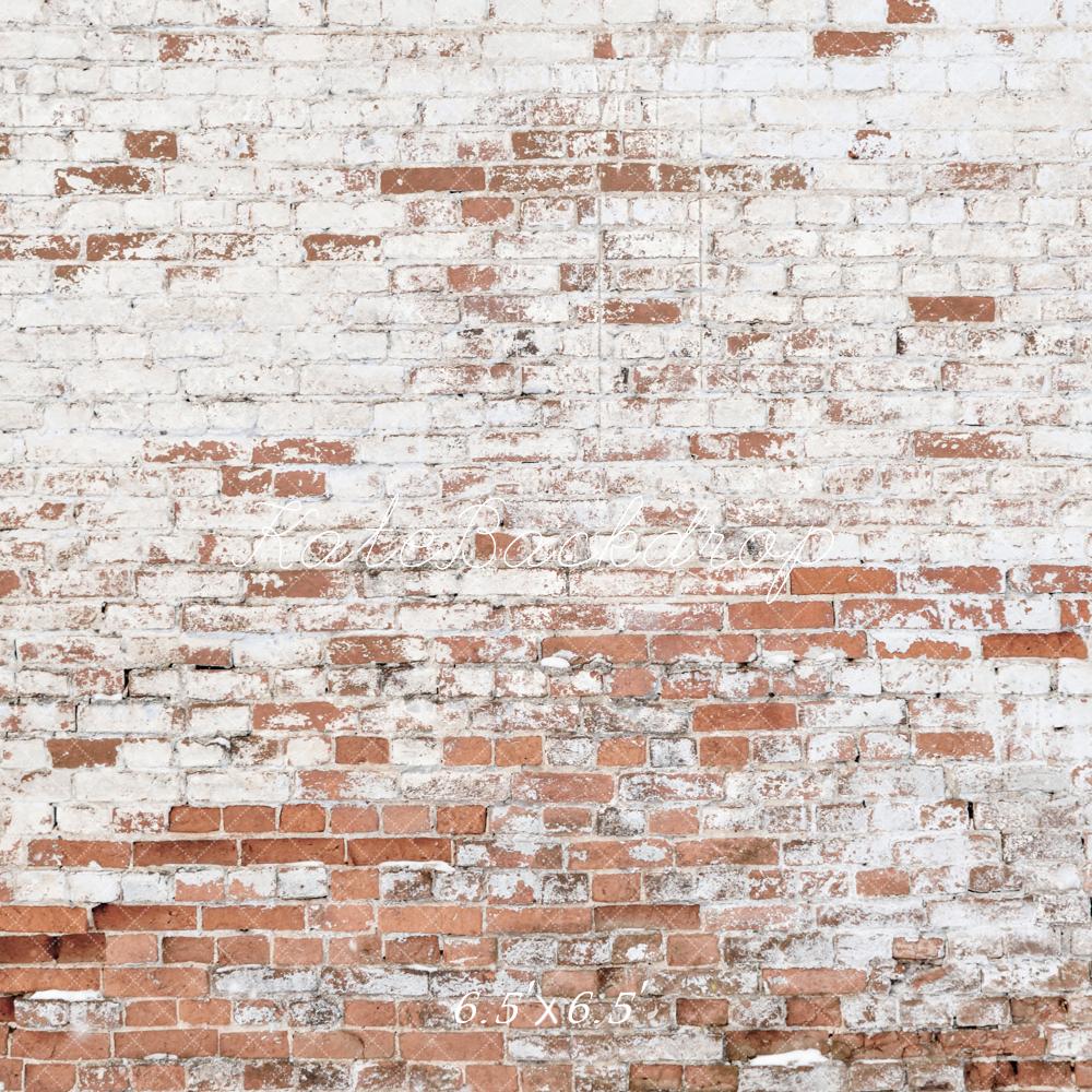 Kate Retro Brick Wall Backdrop Designed by Kate Image