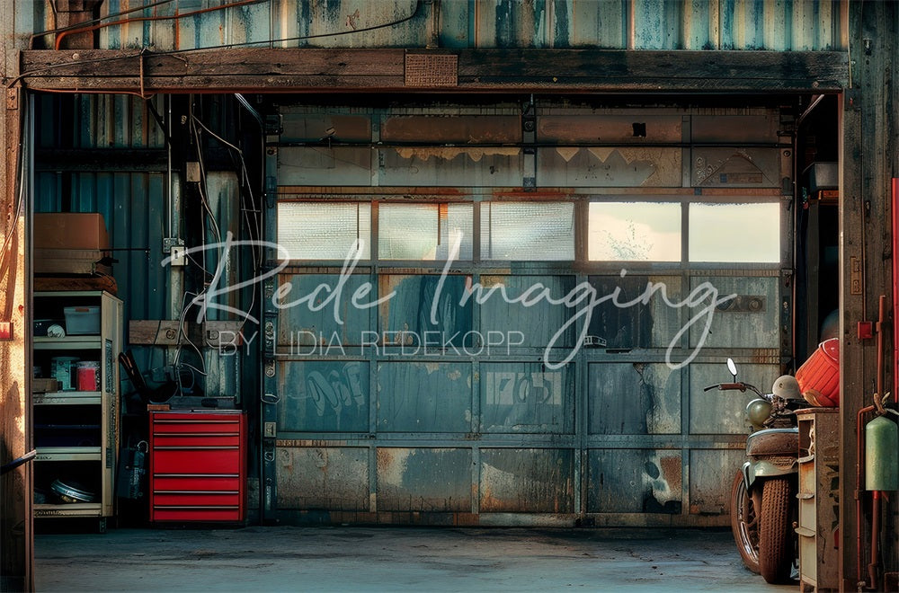 Kate Father's Day Dirty Garage Backdrop Designed by Lidia Redekopp