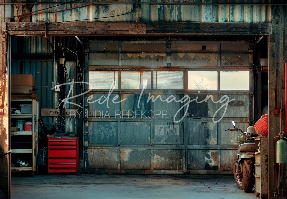 Kate Father's Day Dirty Garage Backdrop Designed by Lidia Redekopp