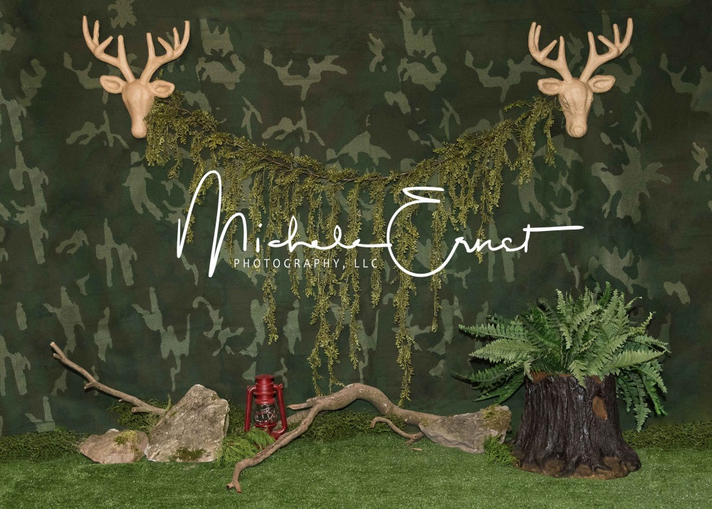 Kate Camo Woods Backdrop Designed By Michele Ernst Photography