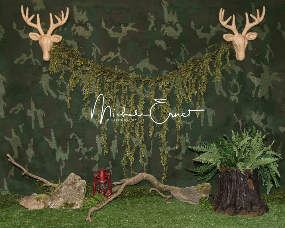 Kate Camo Woods Backdrop Designed By Michele Ernst Photography