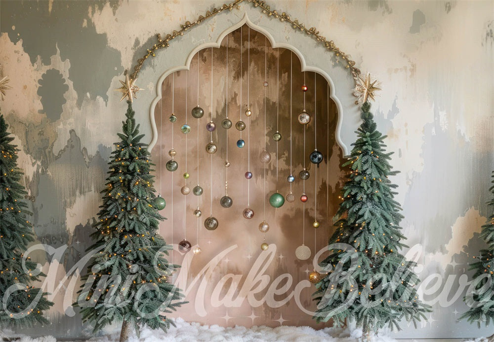 Kate Christmas Boho Arch Backdrop Designed by Mini MakeBelieve