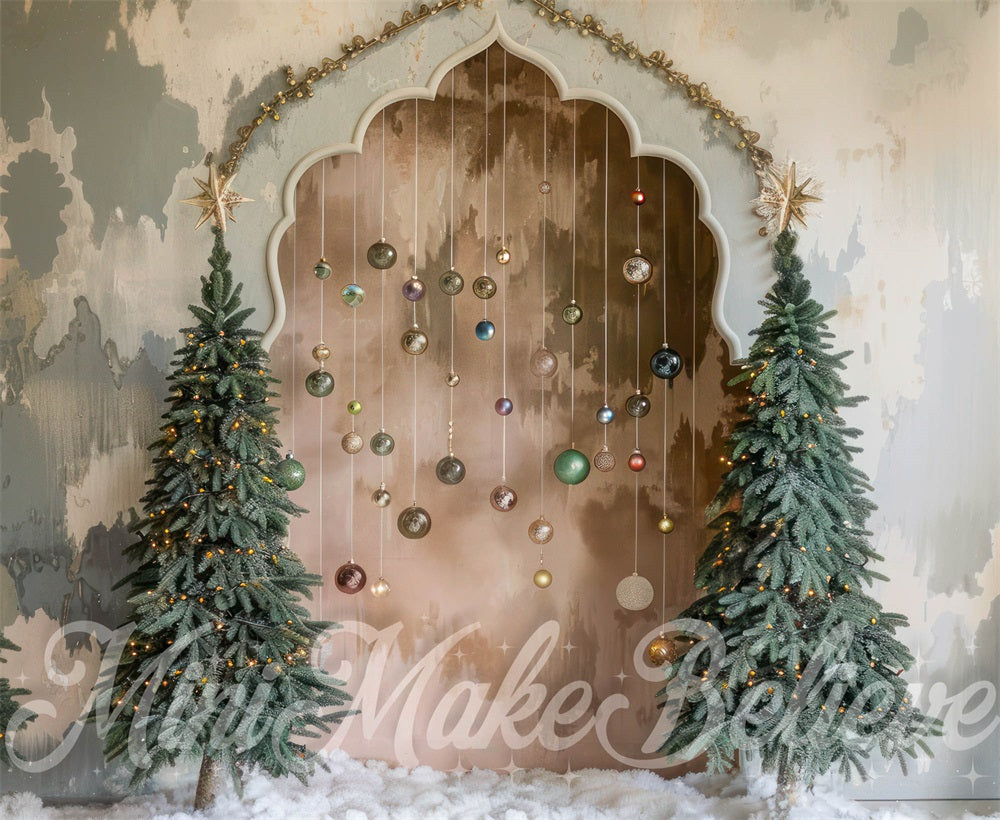 Kate Christmas Boho Arch Backdrop Designed by Mini MakeBelieve