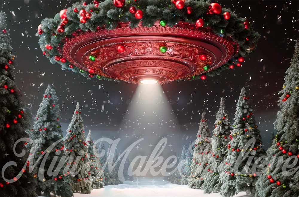 Kate Christmas UFO Backdrop Designed by Mini MakeBelieve