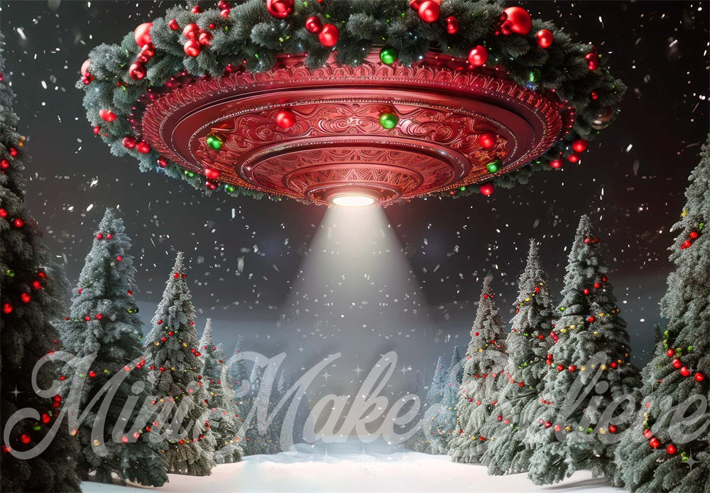 Kate Christmas UFO Backdrop Designed by Mini MakeBelieve