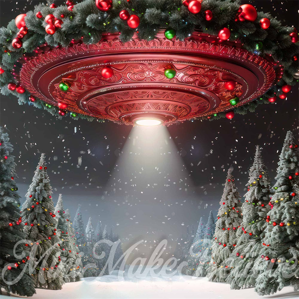 Kate Christmas UFO Backdrop Designed by Mini MakeBelieve