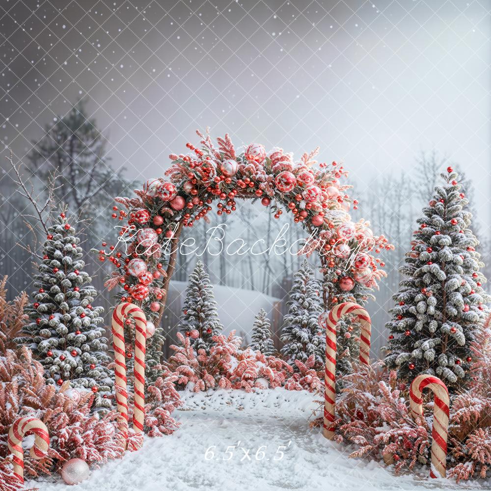 Kate Winter Forest Christmas Tree Arch Backdrop