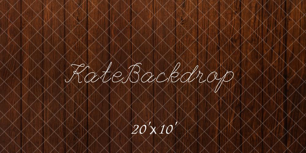 Kate Dark Brown Wooden Floor Backdrop Designed by Kate Image