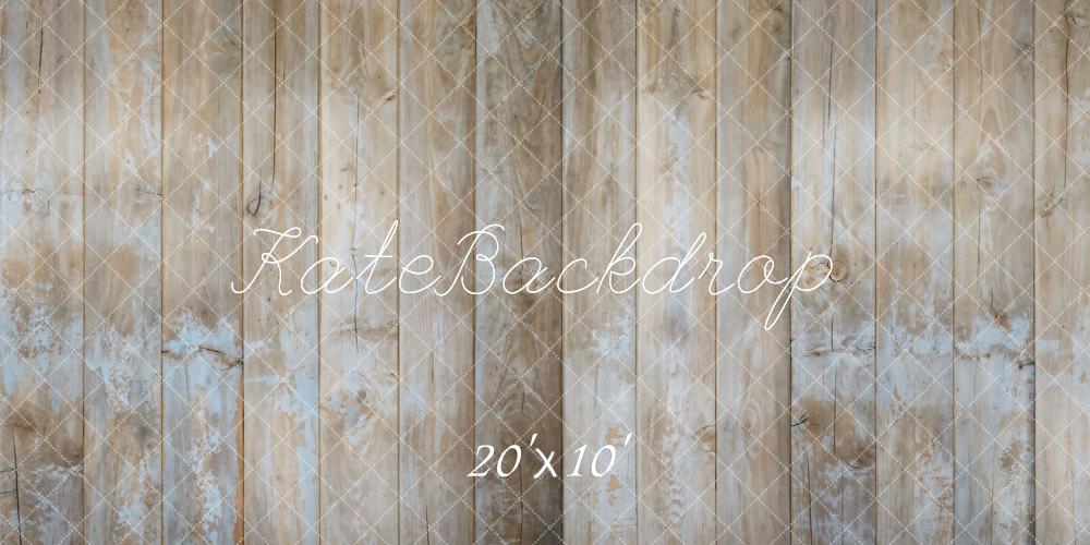 Kate Light Brown Old Wooden Floor Backdrop Designed by Kate Image